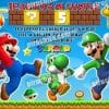 Invitación cumpleaños Mario Bros #06-0
