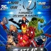 Invitación cumpleaños Avengers #01 | Digital Imprimible
